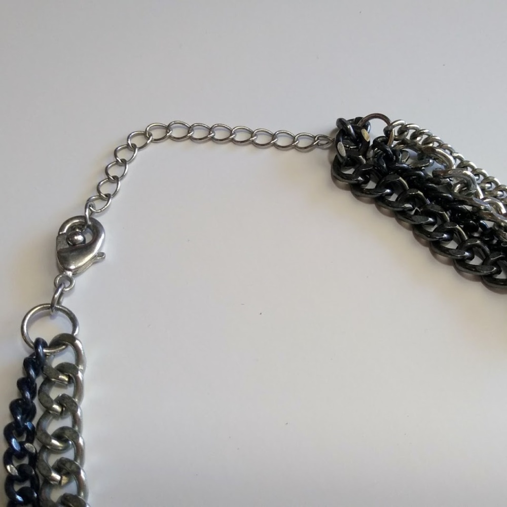 Steampunk Gothic Boho Multiple Chain Necklace - image 6